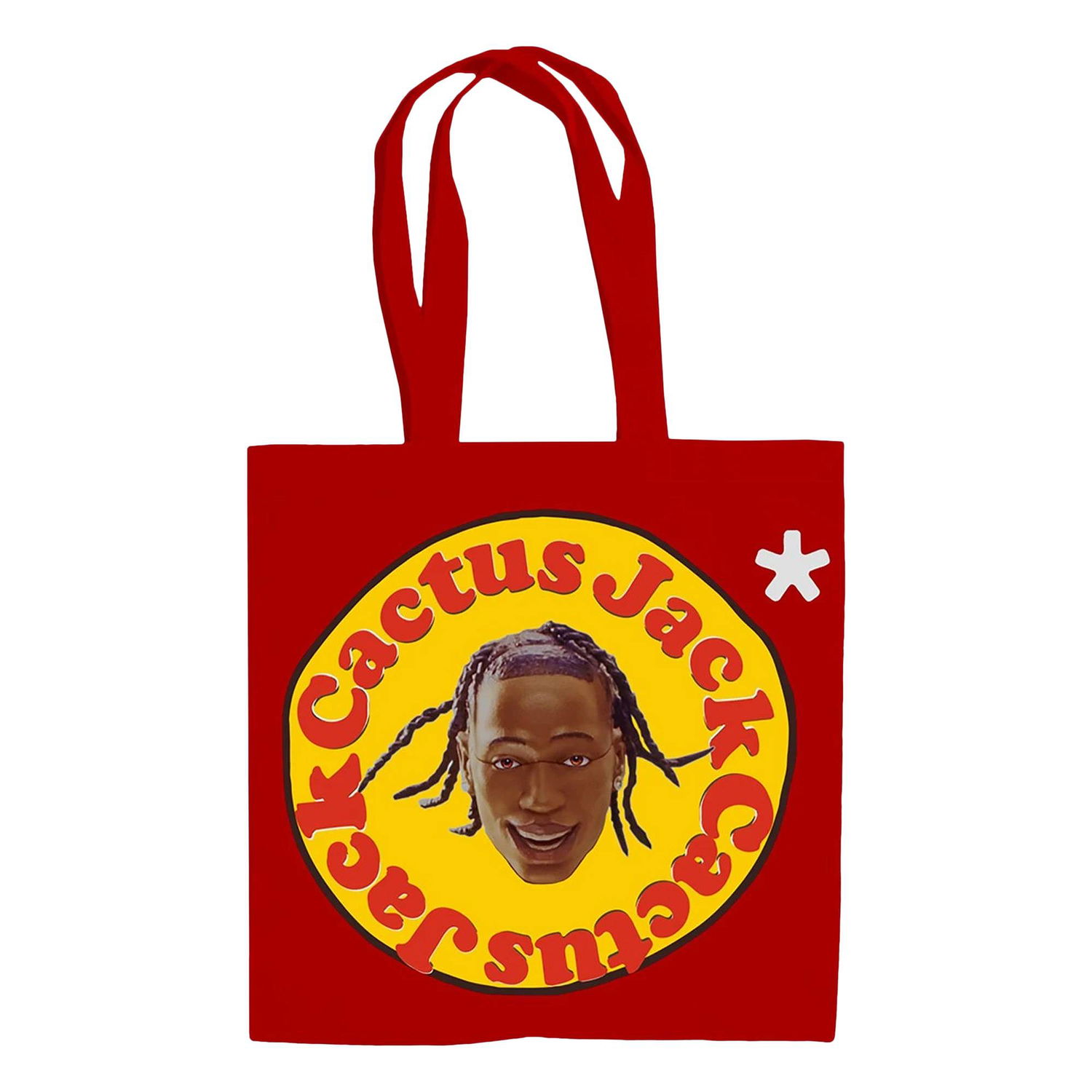Tote bag Cactus Jack by Travis Scott Cactus Plant Flea Market x 60 Seconds Tote Červená | CJMD AB152 RED, 1