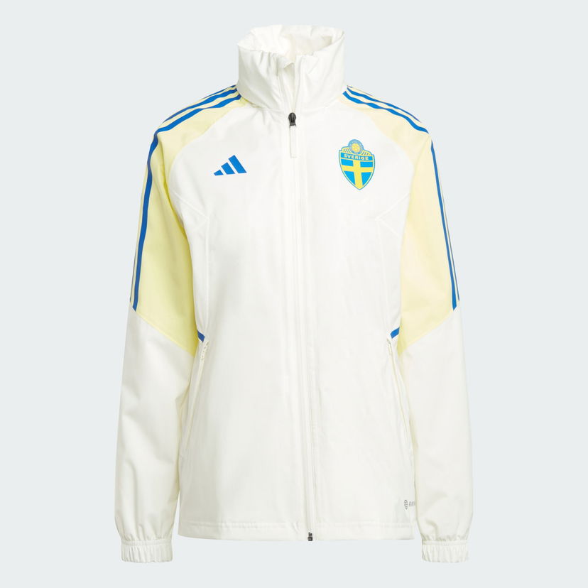 Bunda adidas Performance SVFF RAIN JACKET Biela | HT7106