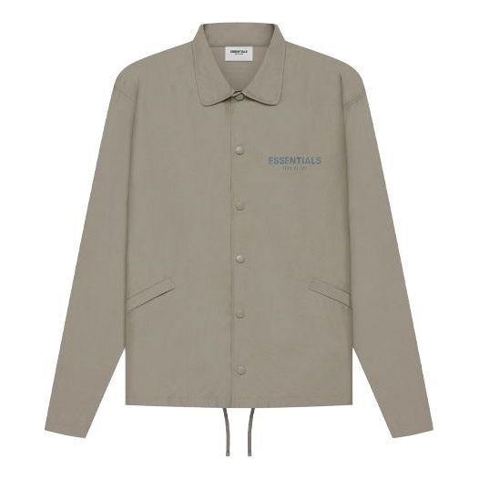 Vetrovka Fear of God Essentials Coaches Jacket Zelené | FOG-SS21-649