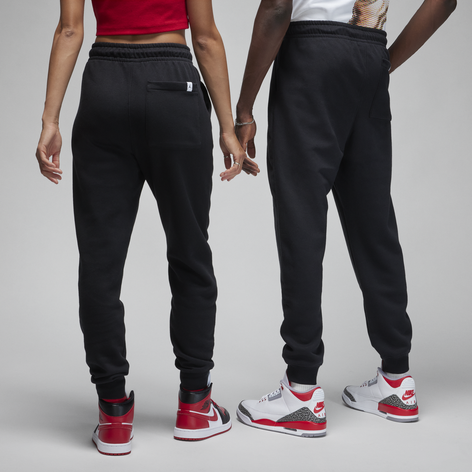 Tepláky Jordan Essentials Holiday Fleece Trousers Čierna | FD7467-010, 1