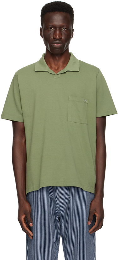 Polo tričko Universal Works Universal Works Vacation Polo Zelené | 30603, 0