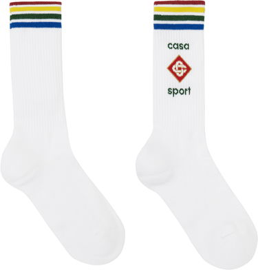 Ponožky Casablanca Sport Socks Biela | APS25-ACC-010-02, 1