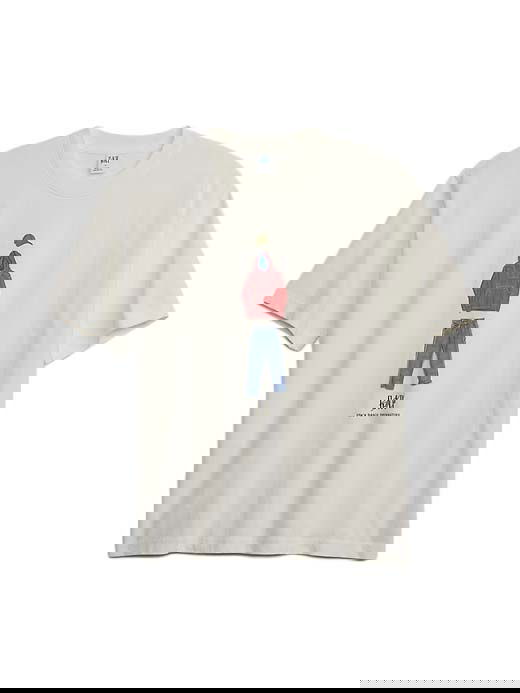 Tričko GAP Re-Issue × Sean Wotherspoon Graphic Logo T-Shirt New Off White Biela | 837647
