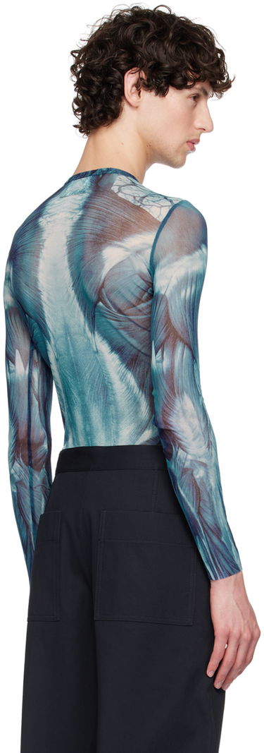 Body Jean Paul Gaultier Jean Paul Gaultier 'The Écorché' Long Sleeve T-Shirt Modrá | 24/30-F-TO210-T554-505601, 2