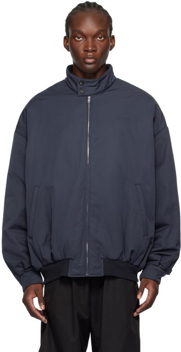 Bomber bunda We11done We11done Harrington  Jacket Modrá | WD-JP2-24-061-M-NV, 0