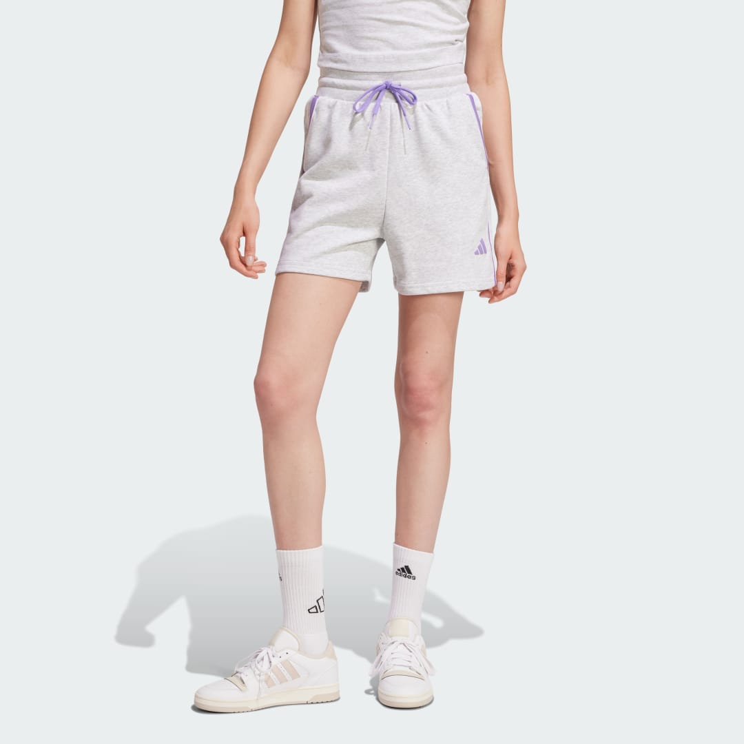 Šortky adidas Performance Essentials Color Pop French Terry Shorts Šedá | JN6991, 0
