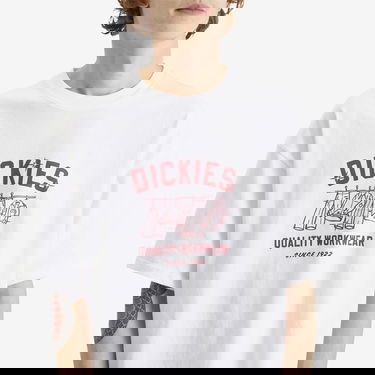 Tričko Dickies Laundry Boxy T-Shirt Size Large Biela | DK0A4Z970WH1-464, 5