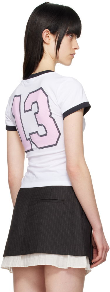 Tričko GANNI GANNI Basic Jersey Witch Graphic T-Shirt Biela | T4156, 2