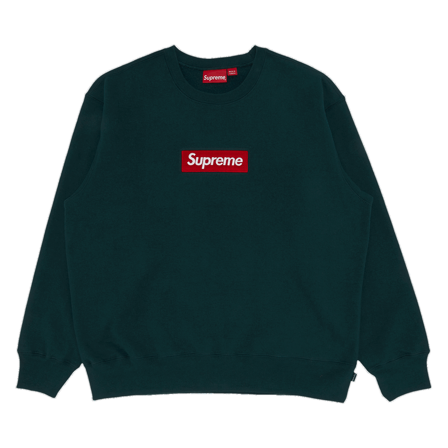 Mikina Supreme Box Logo Crewneck "Dark Pine" Zelené | FW22SW65 DARK PINE, 0
