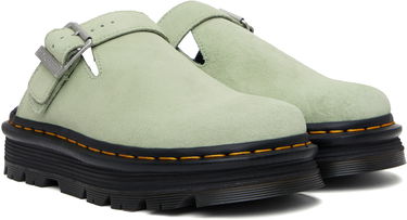 Tenisky a topánky Dr. Martens Zebzag Suede Slingback Platform Slip-On Loafers Zelené | 31937300, 3