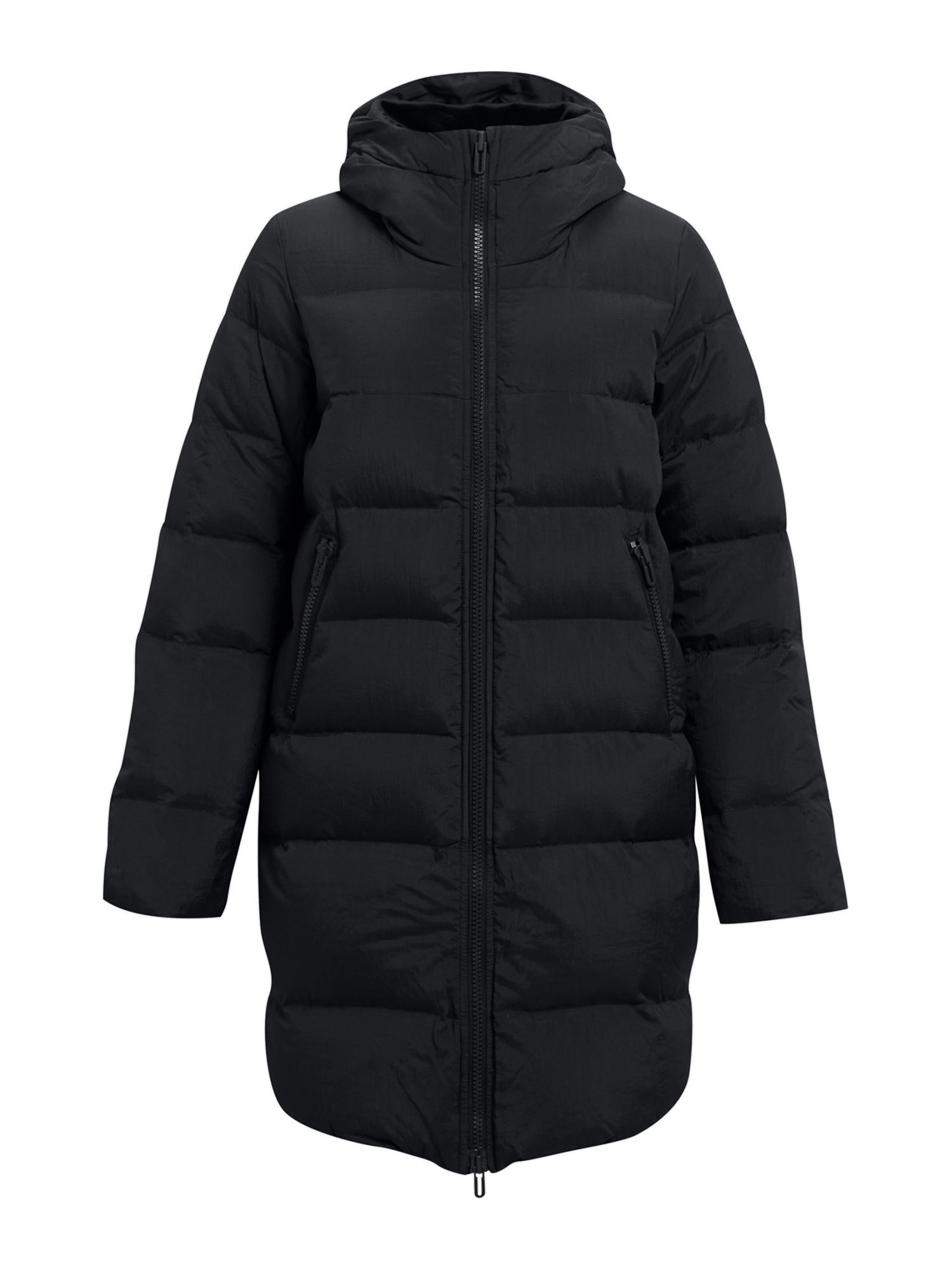 Prešívaná bunda Under Armour Longline Hooded Puffer Jacket Čierna | 1364899-001, 0