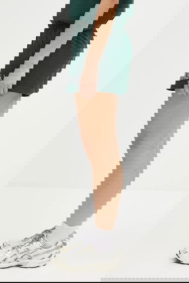 Šortky Sporty & Rich Sporty & Rich NY 94 Disco High-Waist Shorts Zelené | SH037606034GR10, 1