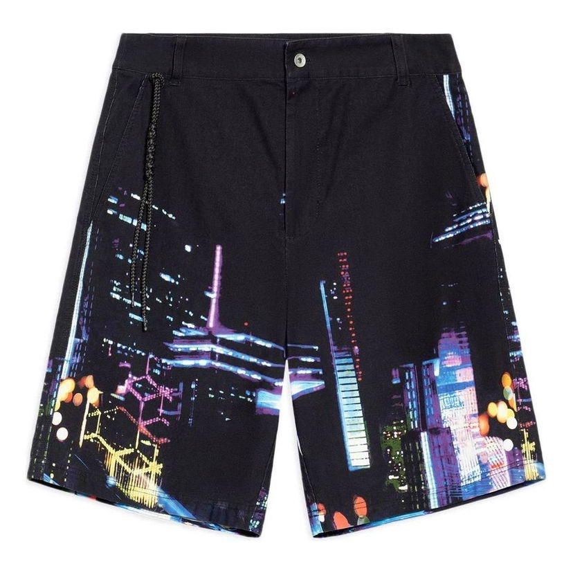 Šortky Li-Ning City Graphic Shorts Čierna | AKSS121-2