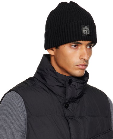 Kulicha Stone Island Stone Island Full Rib RWS Wool Beanie Šedá | K2S15 N100002 S00C3, 3