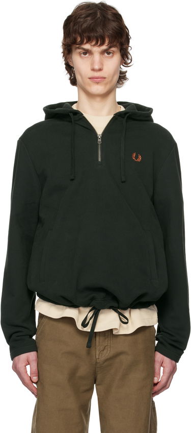 Mikina Fred Perry Fred Perry Smock Hoodie Zelené | M8619, 0