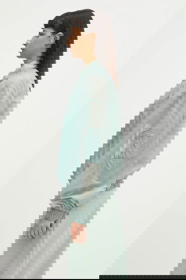 Bomber bunda Maison Margiela MM6 Maison Margiela x Salomon Transitional Translucent Bomber Jacket Tyrkysová | S52AM0327, 1