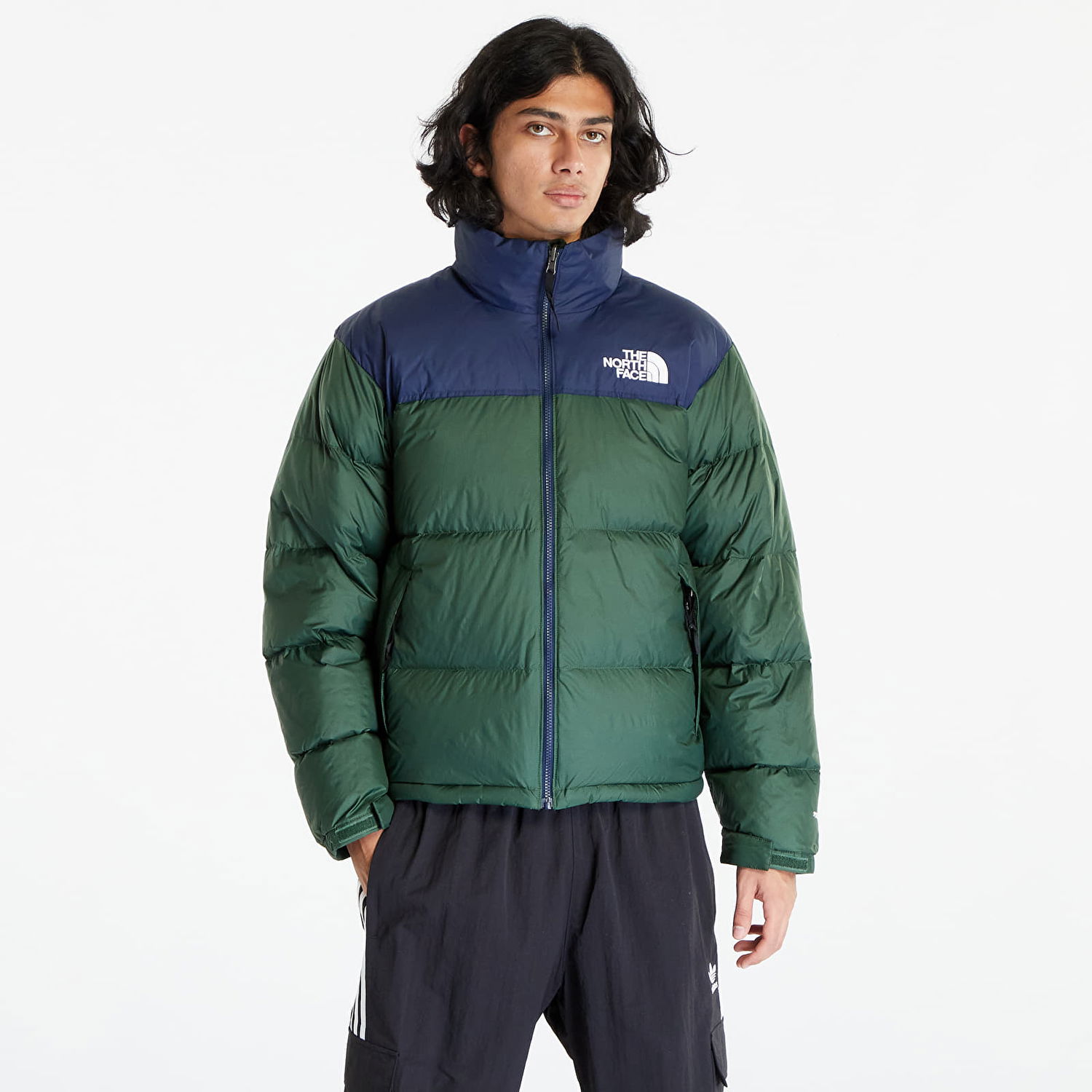 Bunda The North Face 1996 Retro Nuptse Pine Needle/ Summit Navy Zelené | NF0A3C8DOAS1, 0