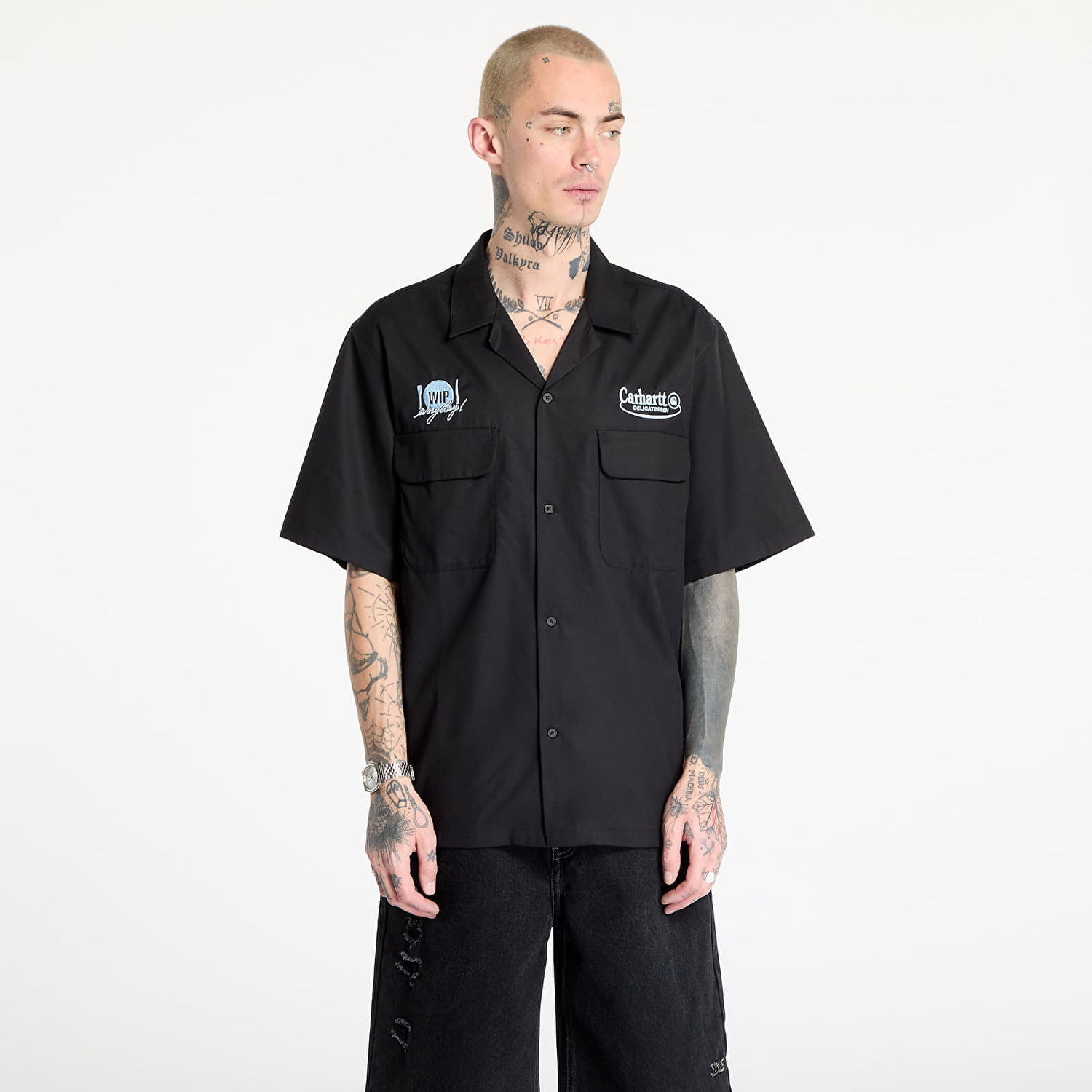 Košeľa Carhartt WIP Carhartt WIP Deli Short Sleeve Shirt Čierna | I034738.2X8XX, 0