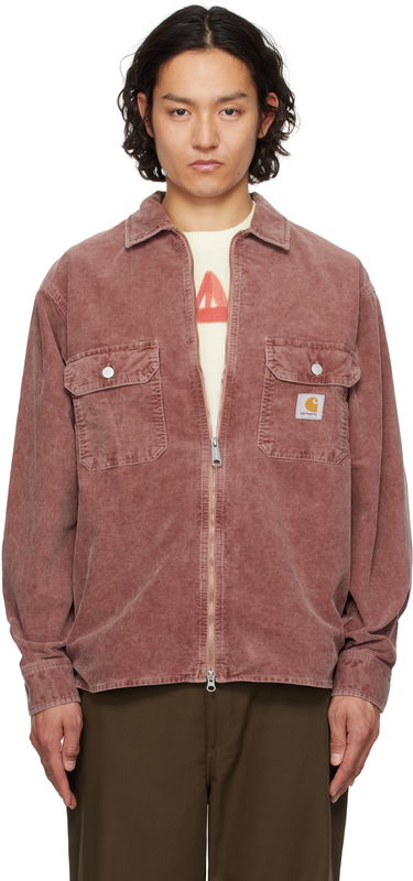 Košeľa Carhartt WIP Carhartt WIP Reynold Corduroy Overshirt Ružová | I034878, 0