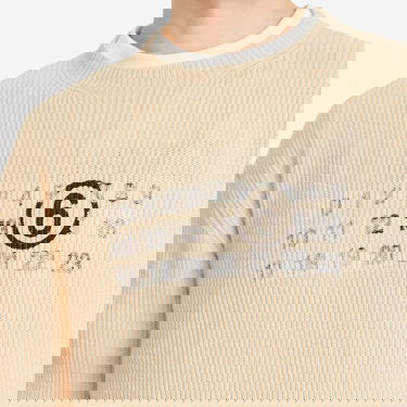 Sveter Maison Margiela Maison Margiela Logo Knit Sweater, Size Large Béžová | SH2HL0022-M13124-102, 5
