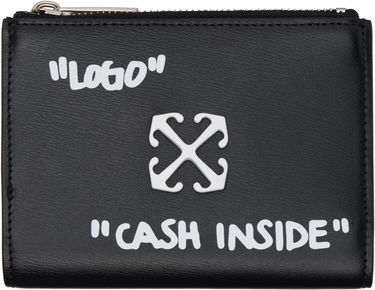 Peňaženka Off-White Off-White Jitney Bifold Quote Wallet Čierna | OWNC072C99LEA0011001, 0