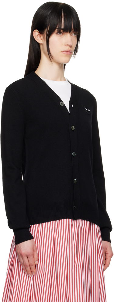 Sveter Comme des Garçons COMME des GARÇONS PLAY Heart Cardigan Čierna | AX-N024-051, 1