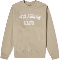 Wellness Club Flocked Crew Sweat