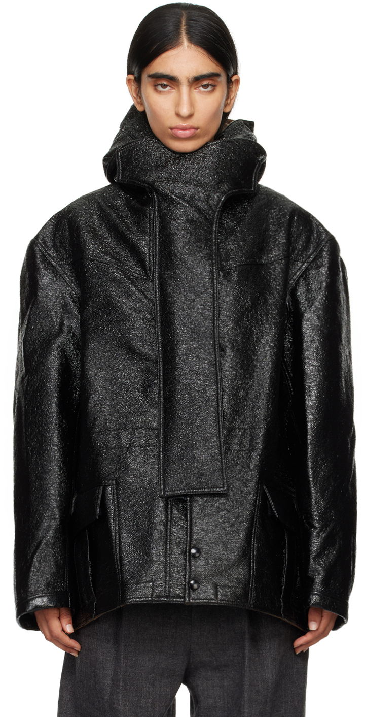 Parka R13 R13 Oversized Hooded Jacket Čierna | R13WR306-R400A, 0