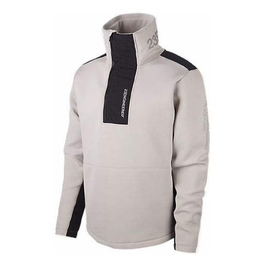 Mikina Jordan Air Jordan 23 Engineered Stand Collar Knit Half Zipper Šedá | BQ5738-210