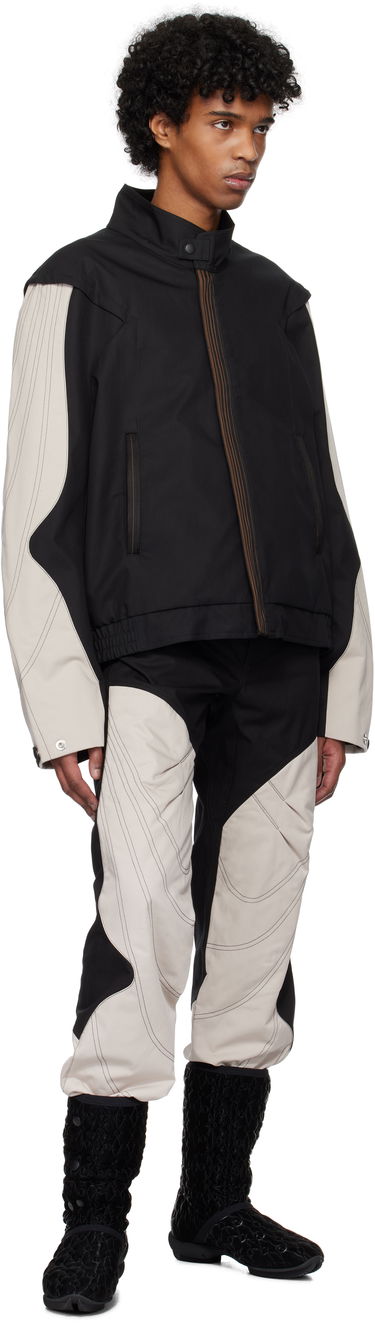 Bomber bunda KIKO KOSTADINOV Kiko Kostadinov Solix Panelled Jacket Čierna | KKSS25J05-44, 3