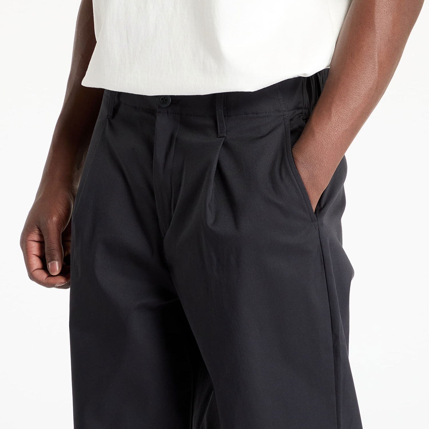 Nohavice New Balance New Balance Athletics Relaxed Trousers Čierna | MP51563BK, 1