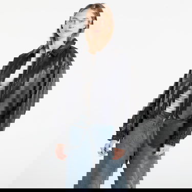 Bomber bunda CALVIN KLEIN Calvin Klein Jeans Faux Leather Insulated Jacket Čierna | LV047E507G UB1, 0