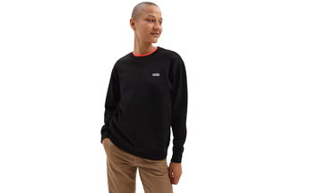 Mikina Vans Flying V Boyfriend Fit Crew Sweater Čierna | VN0A5AQ1BLK, 5