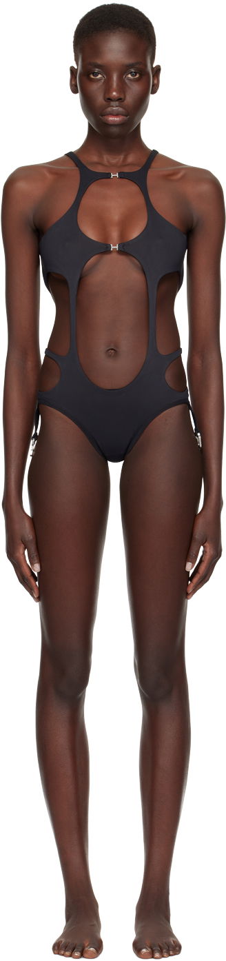 Plavky HELIOT EMIL Cascade One-Piece Swimsuit Čierna | HE_W_22_002_BLK01, 0