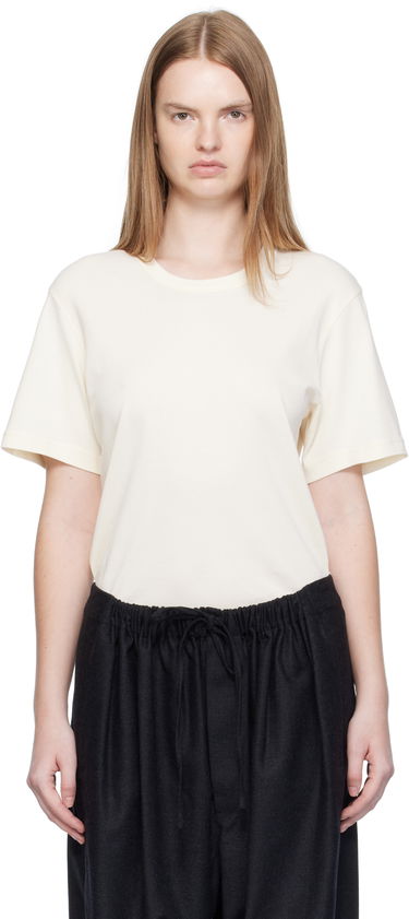 Tričko LEMAIRE LEMAIRE Rib T-shirt Biela | TO1440 LJ1016, 0