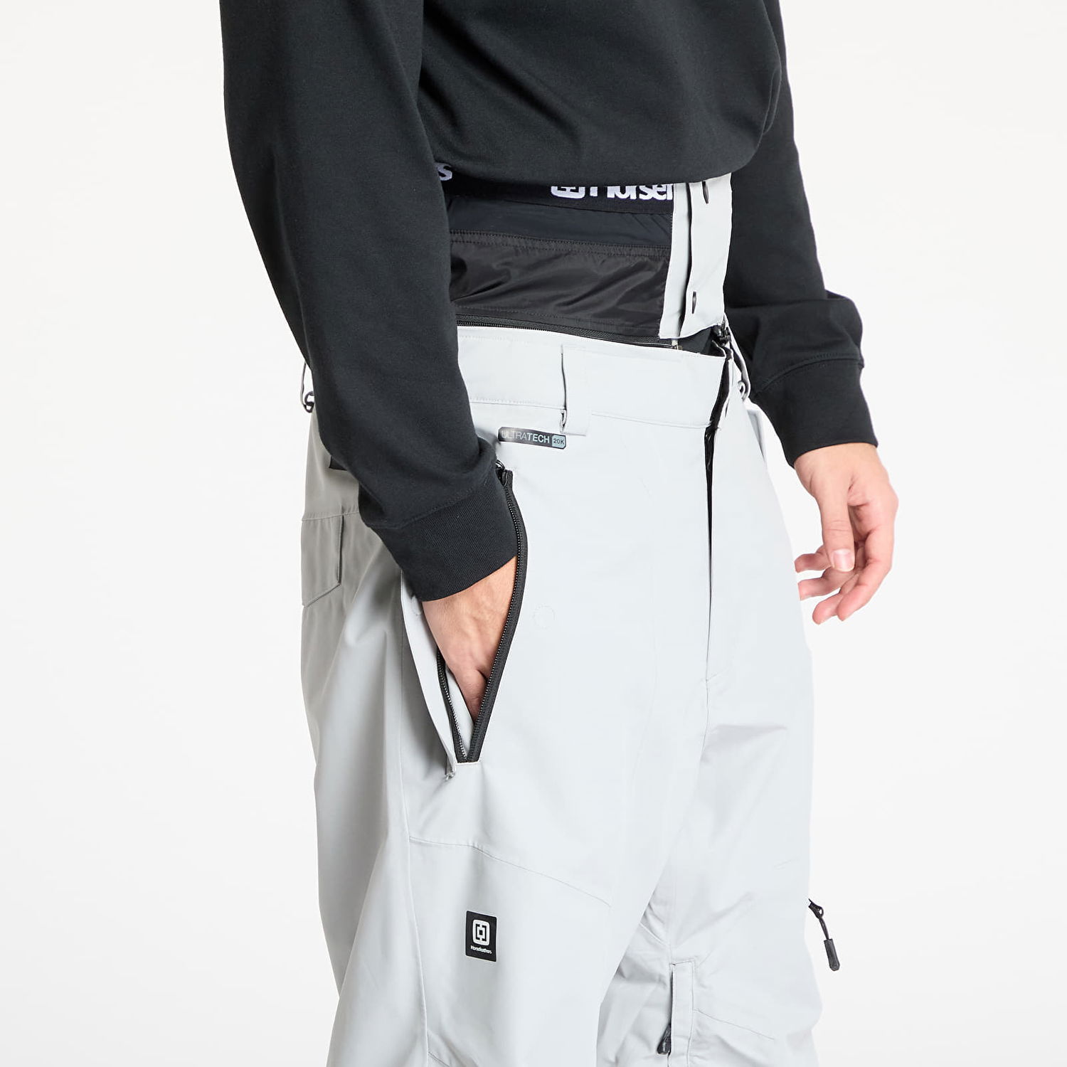 Nohavice Horsefeathers Horsefeathers Nelson Pants Šedá | OM297P, 1
