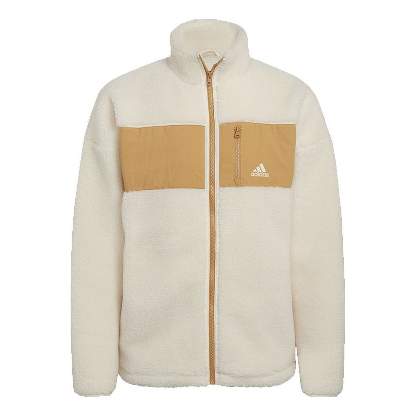 Sveter adidas Originals Adidas Fleece Winter Jacket Béžová | HI1186, 0