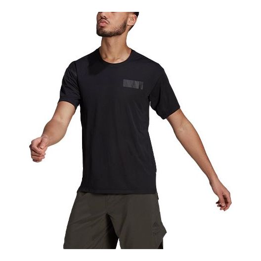 Tričko adidas Originals Loose Fit Crew Neck Training T-Shirt Čierna | H31072, 0