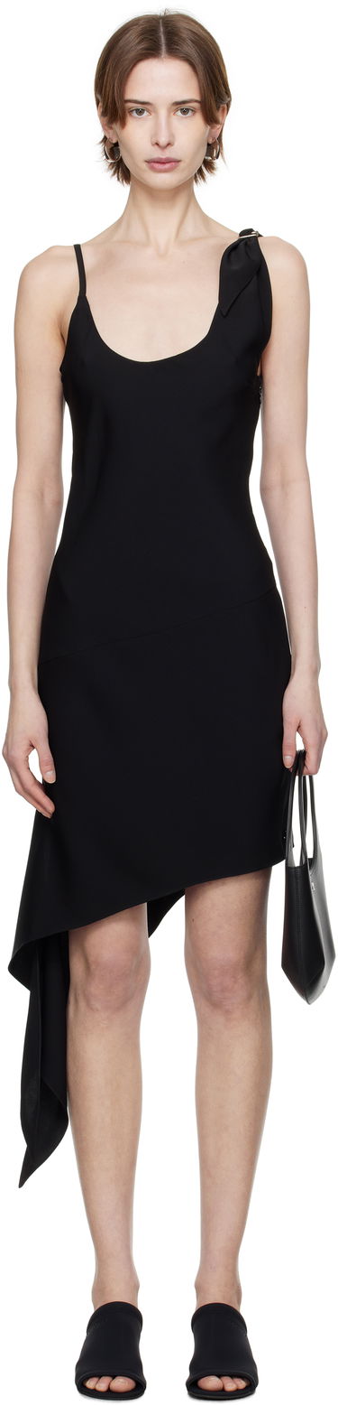 Šaty Courrèges Courrèges Scarf Midi Dress Čierna | 125CRO538PL0147, 0