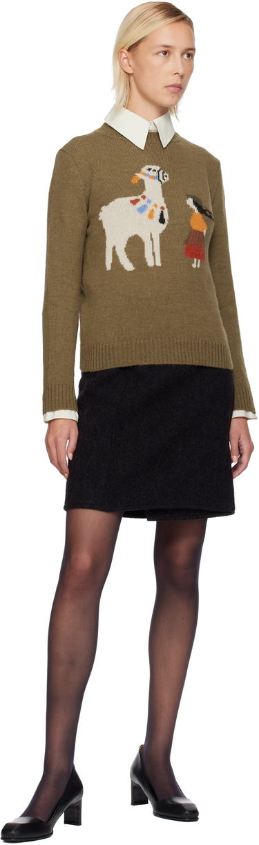 Sveter Max Mara Weekend Nitra Knit Graphic Sweater Zelené | 2525366292600, 3