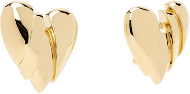 Náušnice Amina Muaddi Muaddi Heartbreaker Earrings Metalická | HEARTBREAKER EARRING, 1