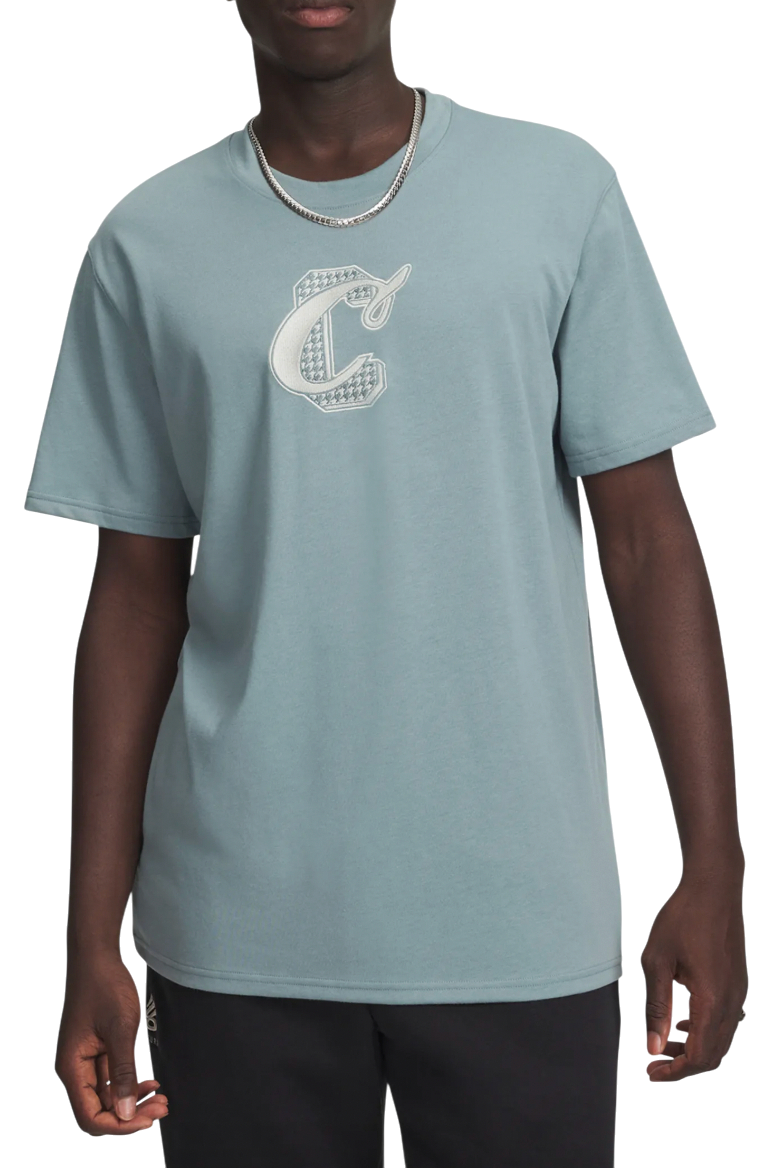 Tričko Under Armour Short-Sleeve Graphic T-Shirt Curry Verbiage 1 Tyrkysová | 6007301-323, 0