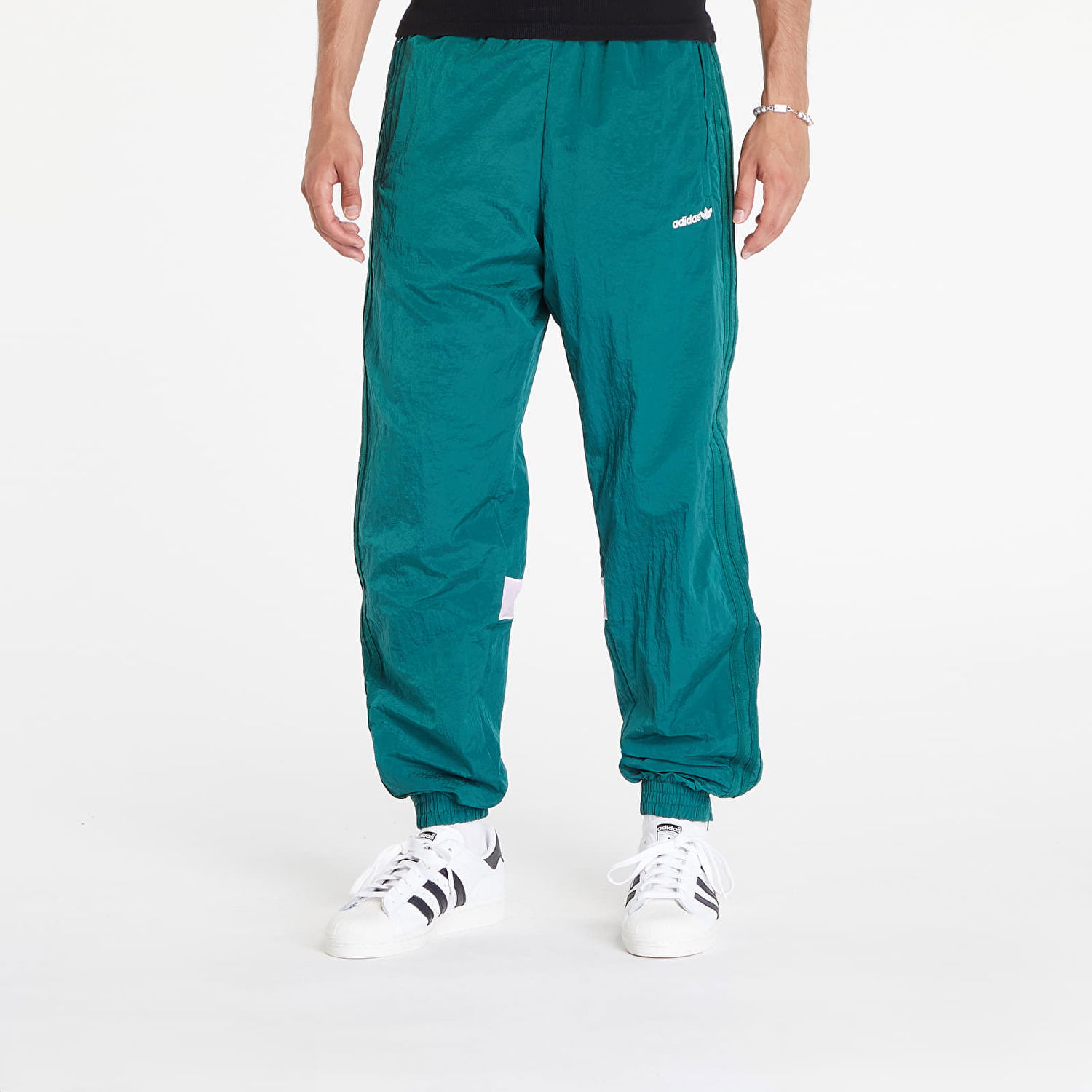 Tepláky adidas Originals 80S Woven Track Pants Collegiate Green Zelené | JC6519, 0