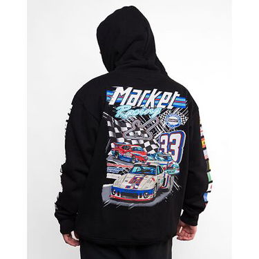 Mikina MARKET Group 5 Hoodie Čierna | 397000413-0001, 6