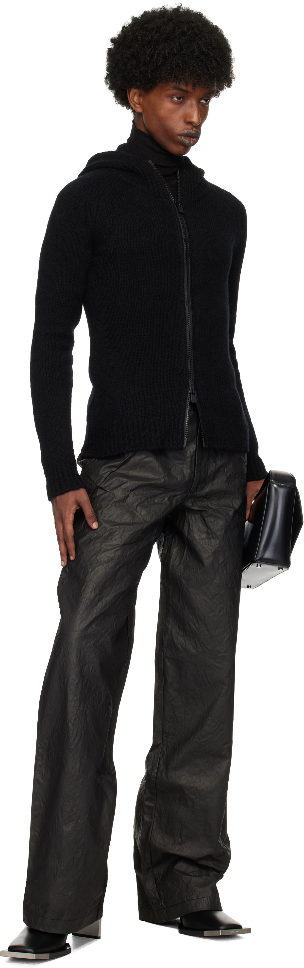 Cashmere Zip-Up Hoodie