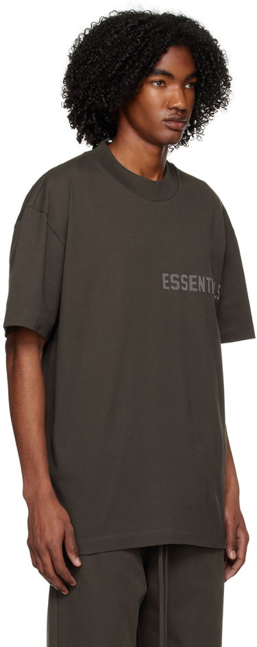 Tričko Fear of God Fear of God ESSENTIALS Crewneck T-Shirt Hnedá | 125BT222000F, 1
