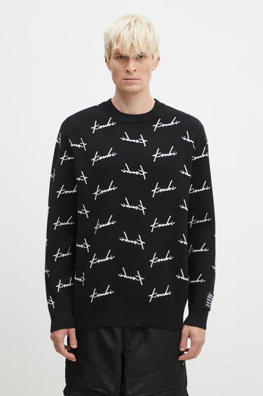 Sveter Ksubi Skript Knit Sweater Čierna | MFA24KW003, 0