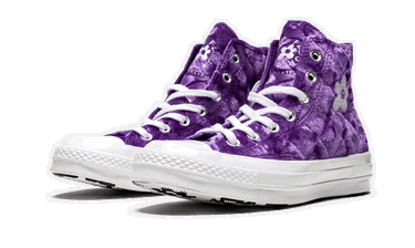 Tenisky a topánky Converse Golf Le Fleur x Chuck 70 Hi "Quilted Velvet Tillandsia Purple" Fialová | 165600C, 3