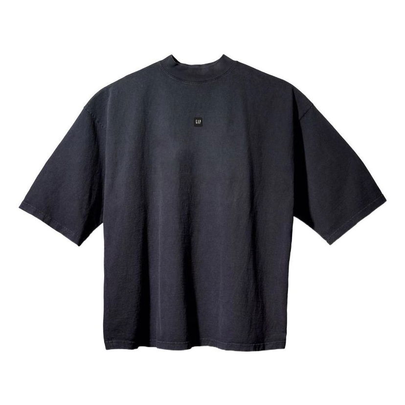 Tričko GAP Yeezy Gap Engineered by Balenciaga Logo 3/4 Sleeve T-Shirt Čierna | YEEZY-SS22-020