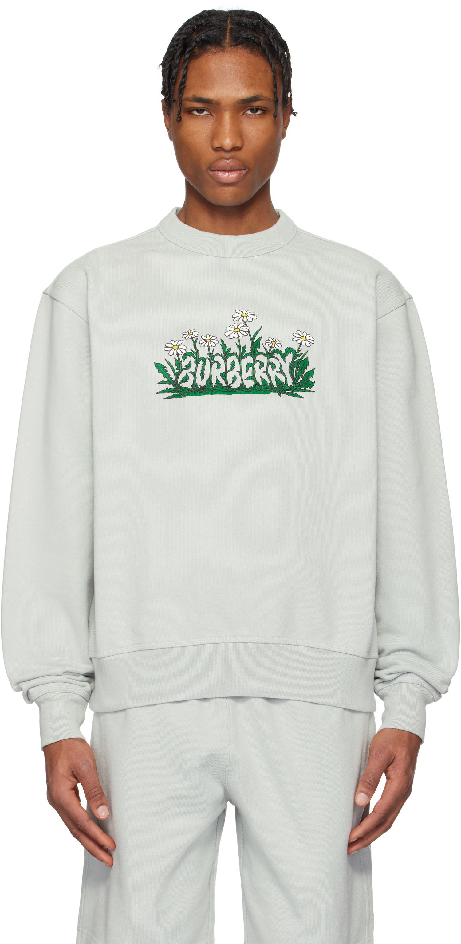 Sveter Burberry Burberry Daisy Logo Sweatshirt Zelené | 8102437, 0